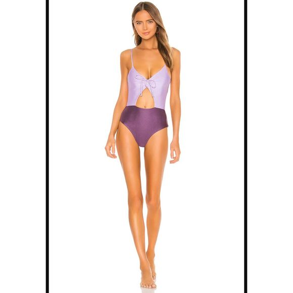 Tularosa Asa One Piece - Tonal Lavender - Size Small - NWOT - Picture 1 of 6